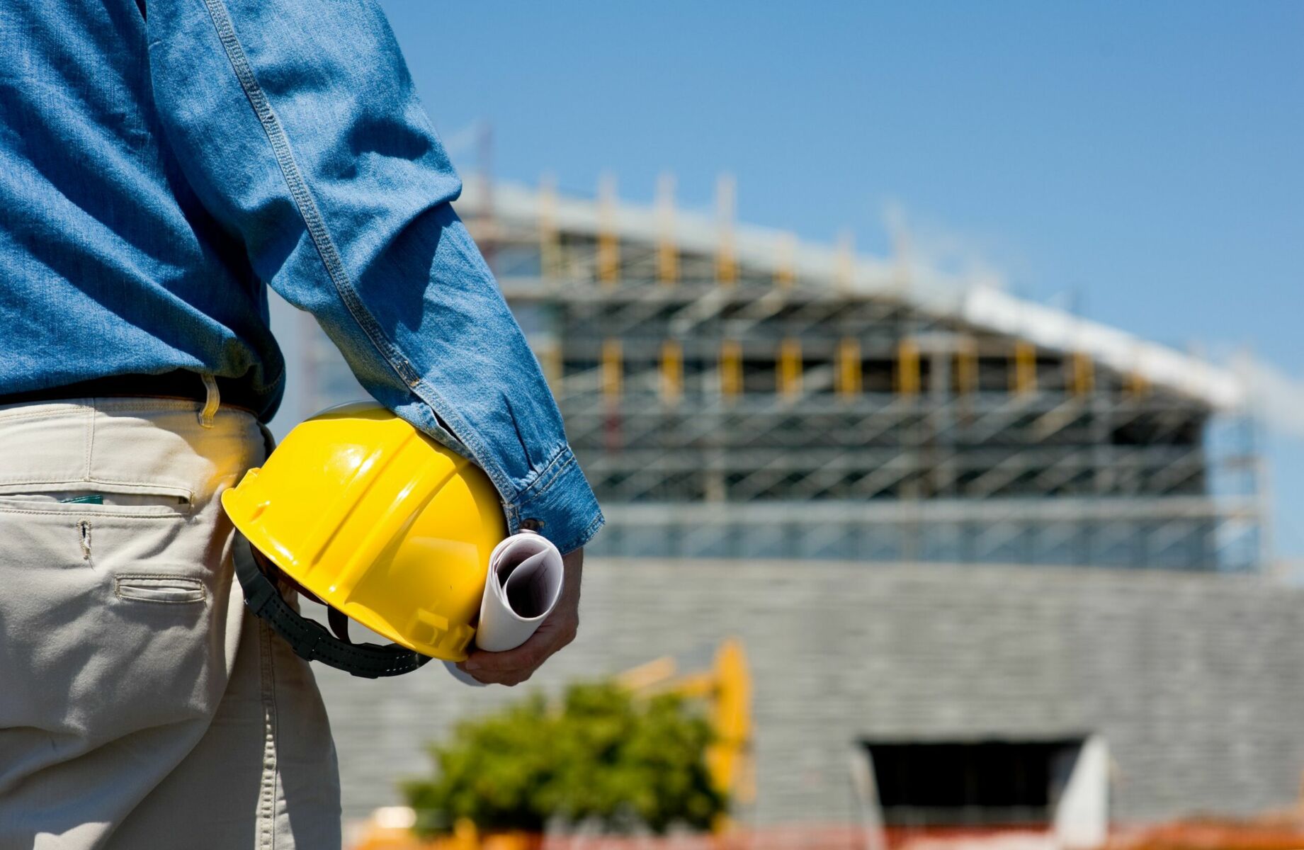 Construction Worker At Site